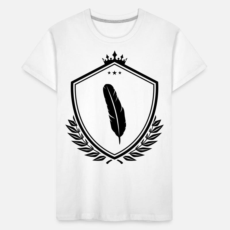 Feder Wappen Kinder Premium Bio T-Shirt