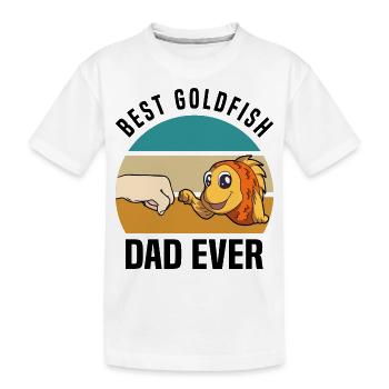 Poisson rouge - T-shirt bio Premium Enfant - blanc - Devant