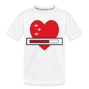 Santé Cardiaque - T-shirt bio Premium Enfant - blanc - Devant