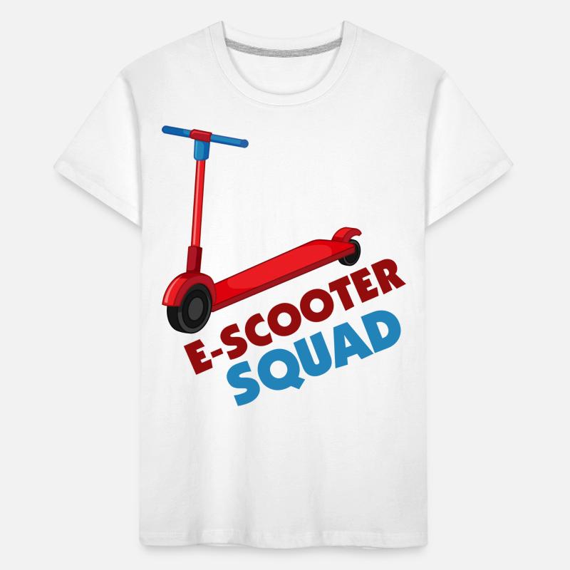 E-Scooter Roller Scooter T-shirt bio Premium Enfant