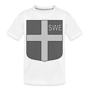 Bouclier tactique de l’ENG - T-shirt bio Premium Enfant - blanc - Devant