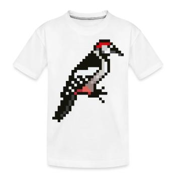 Vogel - Kinder Premium Bio T-Shirt - Weiß - Vorne