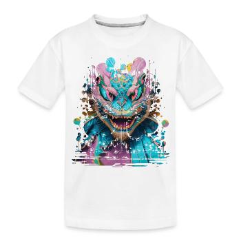 Graffiti Street Art Spray Couleurs Cool Artiste Rétro - T-shirt bio Premium Enfant - blanc - Devant
