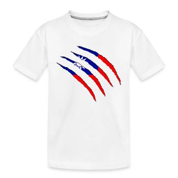 Taiwan - Kinder Premium Bio T-Shirt - Weiß - Vorne