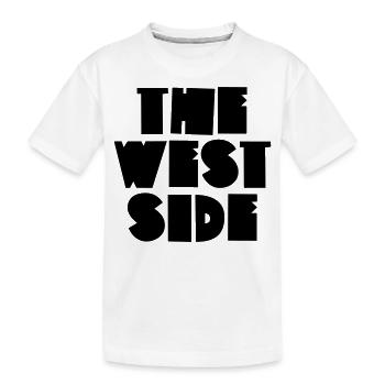 The West Side - Kids' Premium Organic T-Shirt - white - Front