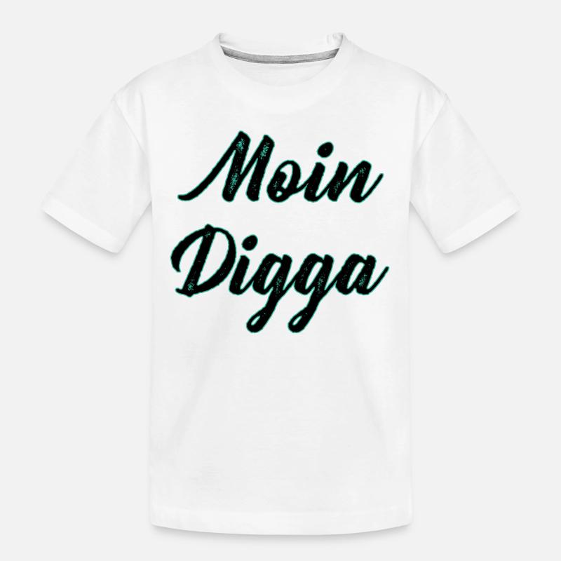 Digga - Kinder Premium Bio T-Shirt - Weiß