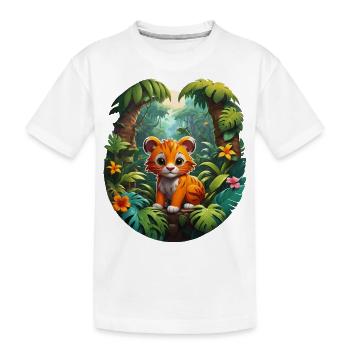 Sensation d’été - T-shirt bio Premium Enfant - blanc - Devant