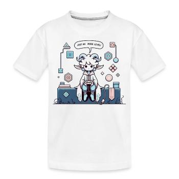 Plus qu’un niveau ! - T-shirt bio Premium Enfant - blanc - Devant