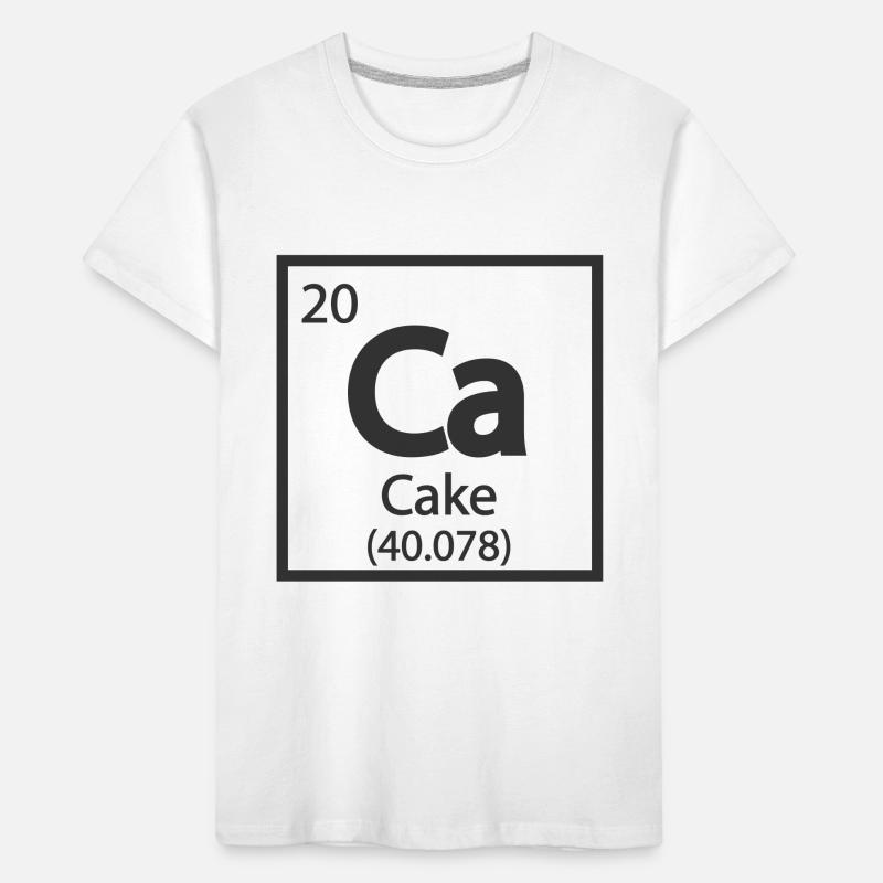 Cake Element Periodic Table Kids' Premium Organic T-Shirt