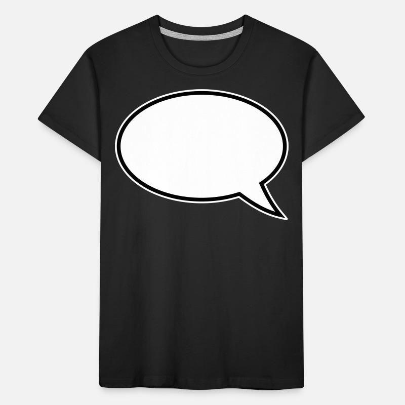 Speech Bubble Design Kids' Premium Organic T-Shirt