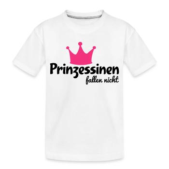 lustig - Kinder Premium Bio T-Shirt - Weiß - Vorne