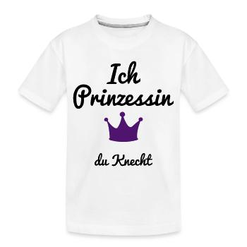 lustig - Kinder Premium Bio T-Shirt - Weiß - Vorne