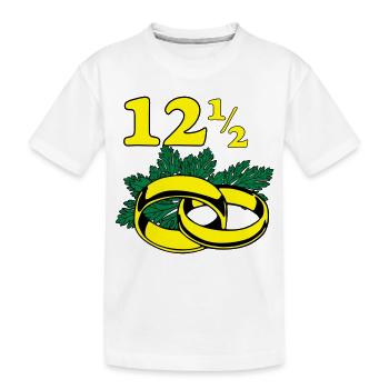 Petersilienhochzeit , Hochzeitstag (25) - Kinder Premium Bio T-Shirt - Weiß - Vorne