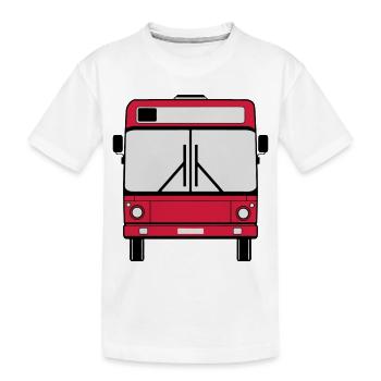 Busfahrer Bus Omnibus Schulbus Bus , Stadtbus (25) - Kinder Premium Bio T-Shirt - Weiß - Vorne