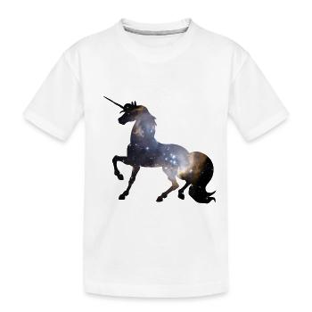 unicorn unicorn universe star magic immortal - Kids' Premium Organic T-Shirt - white - Front