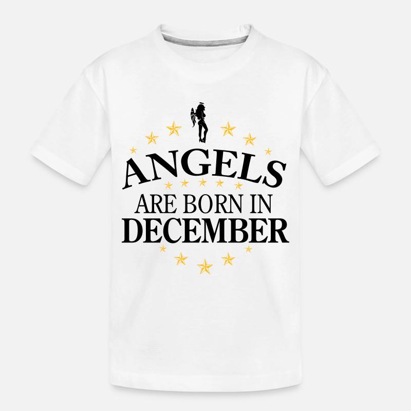 Angels December - Kinder Premium Bio T-Shirt - Weiß