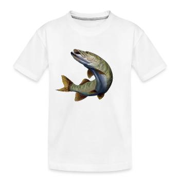 Pike - T-shirt bio Premium Enfant - blanc - Devant