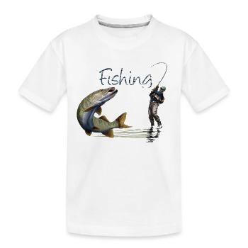 Fishing - T-shirt bio Premium Enfant - blanc - Devant