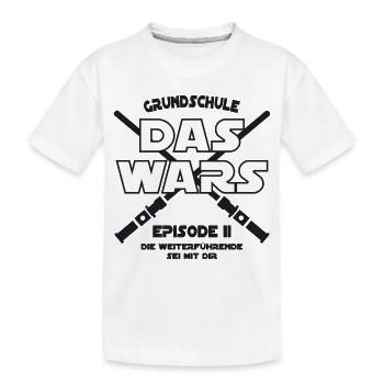 Grundschule Das Wars - Kinder Premium Bio T-Shirt - Weiß - Vorne