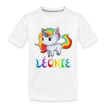 Léonie Einhorn - T-shirt bio Premium Enfant - blanc - Devant