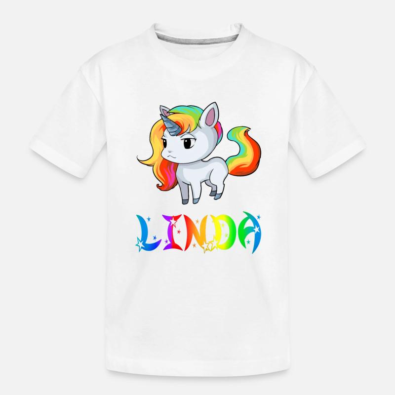 Linda Einhorn - T-shirt bio Premium Enfant - blanc