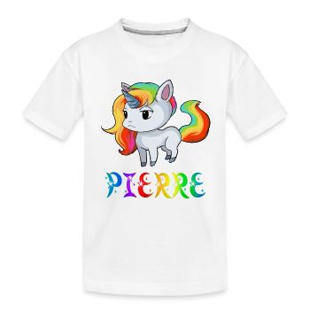 Einhorn Pierre - T-shirt bio Premium Enfant - blanc - Devant