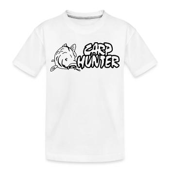 Carp Hunter - Kinder Premium Bio T-Shirt - Weiß - Vorne