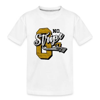 Stripe hype - Kids' Premium Organic T-Shirt - white - Front
