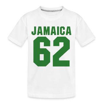 Free Jamaica 1962 - Independence - Proud Jamaicans - Kinder Premium Bio T-Shirt - Weiß - Vorne