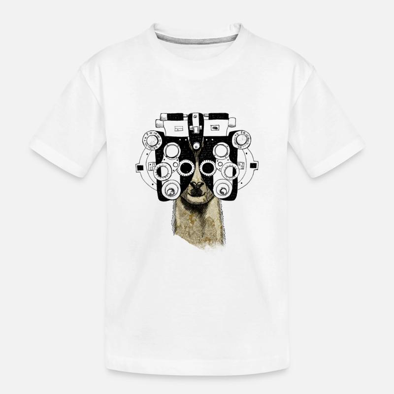 Alpaga & Phoropter - T-shirt bio Premium Enfant - blanc