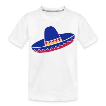 Sombrero Azul de Fiesta - T-shirt bio Premium Enfant - blanc - Devant