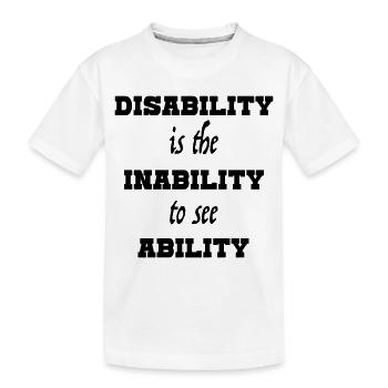 Capacité4 - T-shirt bio Premium Enfant - blanc - Devant
