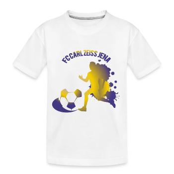 FC Carl Zeiss Jena - T-shirt bio Premium Enfant - blanc - Devant