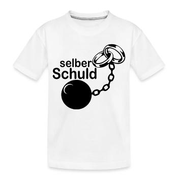 Junggesellenabschied , JGA - Selber Schuld(25) - Kinder Premium Bio T-Shirt - Weiß - Vorne