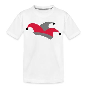 fou bouchon - T-shirt bio Premium Enfant - blanc - Devant