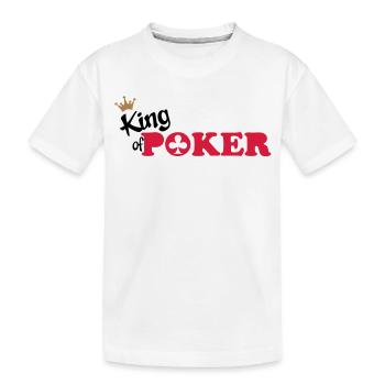 poker - T-shirt bio Premium Enfant - blanc - Devant