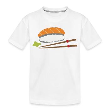 Sushi - Kinder Premium Bio T-Shirt - Weiß - Vorne