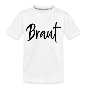 Enterrement de vie de jeune fille - T-shirt bio Premium Enfant - blanc - Devant
