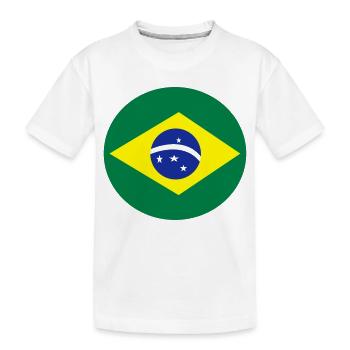 Brésil - T-shirt bio Premium Enfant - blanc - Devant