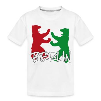 Berlin - Kids' Premium Organic T-Shirt - white - Front