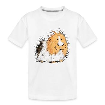 Cochon D'Inde I Petite Bande Dessinée De La Mer - T-shirt bio Premium Enfant - blanc - Devant
