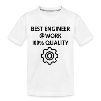 Techniker und Ingenieur - Kinder Premium Bio T-Shirt - Weiß - Vorne