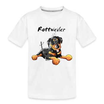 Sweet Rottweiler - Dog - Dogs - Kids' Premium Organic T-Shirt - white - Front