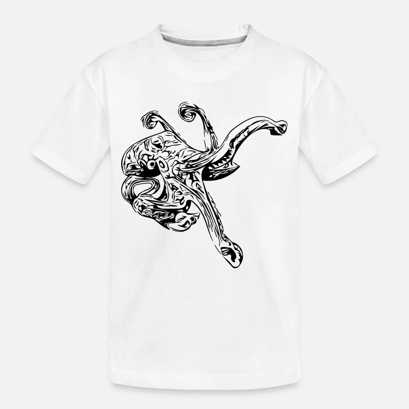 Pieuvre pieuvre pieuvre - T-shirt bio Premium Enfant - blanc