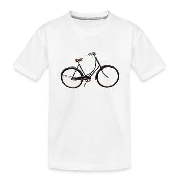 Female bike - T-shirt bio Premium Enfant - blanc - Devant