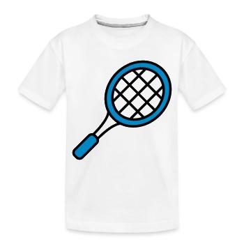 Le tennis - T-shirt bio Premium Enfant - blanc - Devant