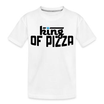 La pizza - T-shirt bio Premium Enfant - blanc - Devant