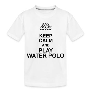 Water Polo / Water-Polo / Sport / Poloïste - T-shirt bio Premium Enfant - blanc - Devant