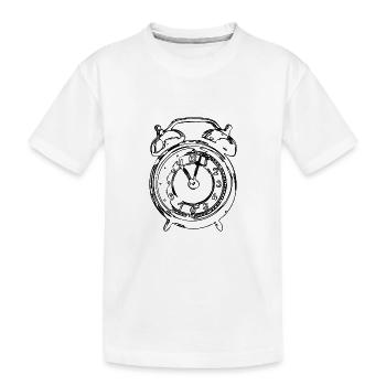 Horloge vintage - T-shirt bio Premium Enfant - blanc - Devant