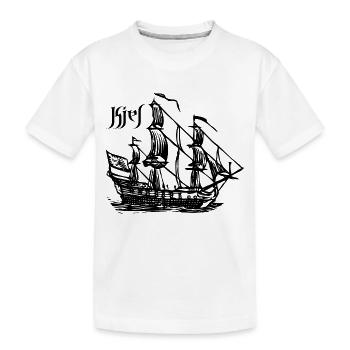 Kiel - Voilier - T-shirt bio Premium Enfant - blanc - Devant